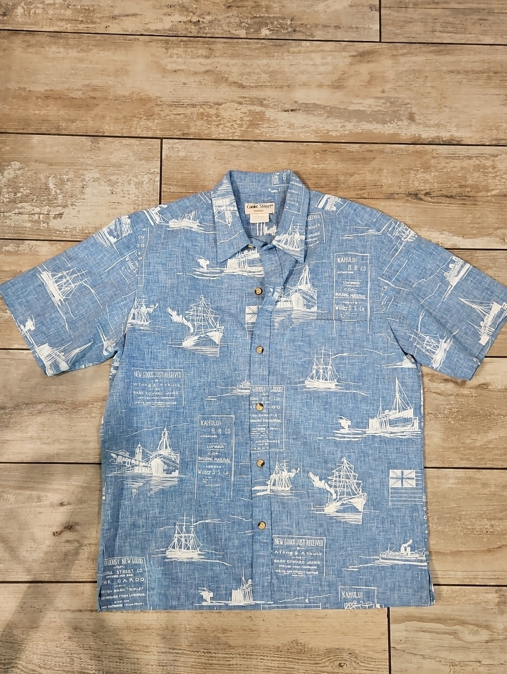 Cooke Street Honolulu Aloha Shirt (L)